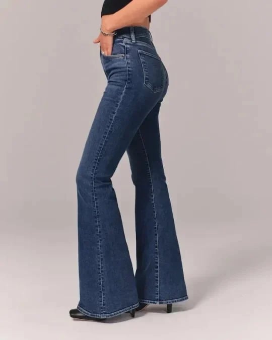 ⭐Women's 2024 Summer⭐ Ultra High Rise Stretch Flare Jean