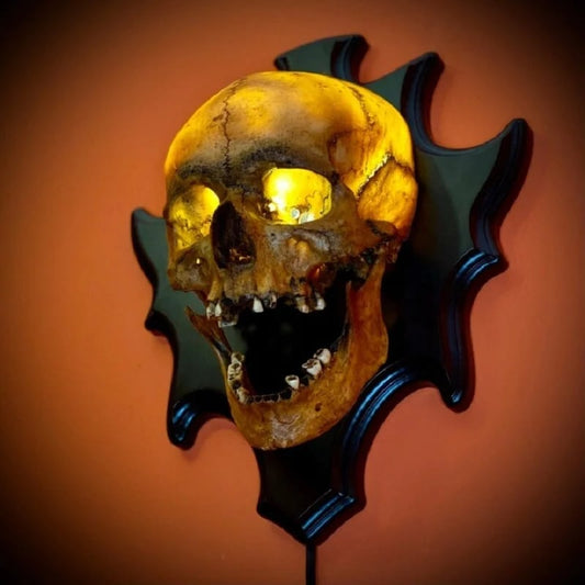 💥💀Skull lamp“Singing head”night light