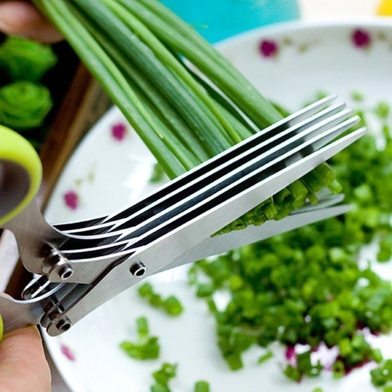 (🔥49% Off 🔥) 5 Blade Kitchen Salad Scissors