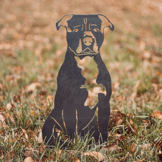 Staffordshire Bull Terrier Metal Silhouette