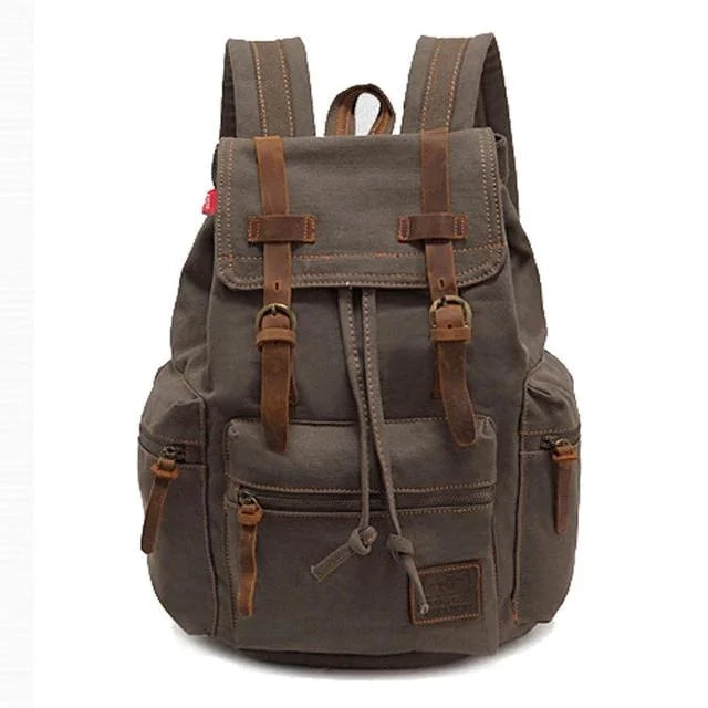 Men's Vintage Canvas Bag Backpack