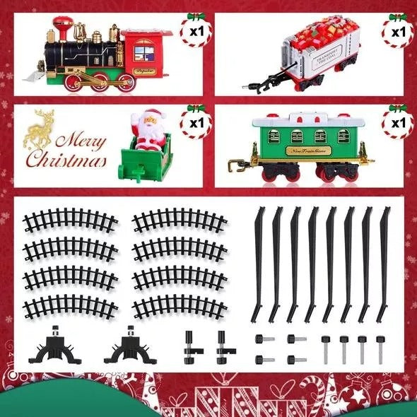 Christmas Train Set with Lights and Sounds