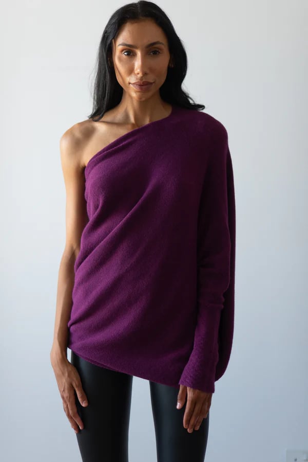 🎄Last Day Sale 49% OFF✨Asymmetric Draped Jumper