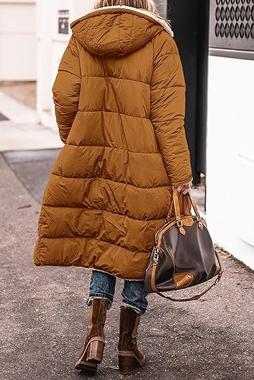 🔥Winter Reversible Sherpa Fleece Long Fleece Parka - Thermal Warm Windproof