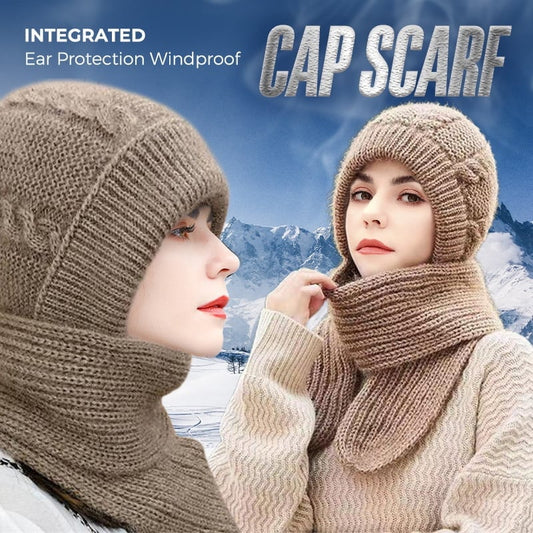 SALE -48% OFF - Integrated Ear Protection Windproof Cap Scarf🔥