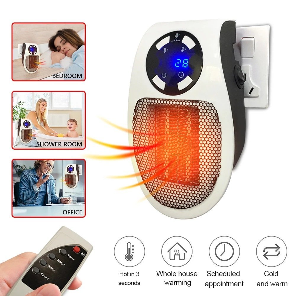 🔥Portable Electric Heater - Plug into the wall to warm the room