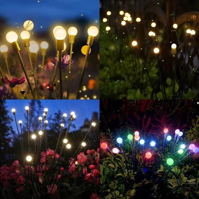 (garden-upgrade)Starburst Swaying Solar Garden Lights