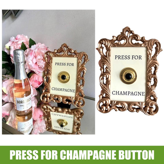 Press For Champagne handmade bell sign decor