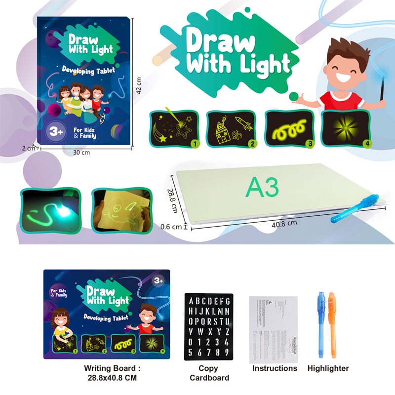 🎅Christmas Pre-Sale 50% OFF- Fluorescent drawing board