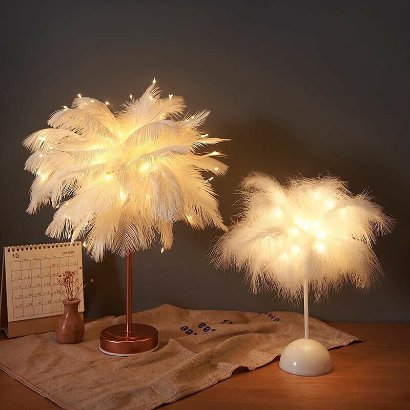 ✨The Ostrich Feather Lamp