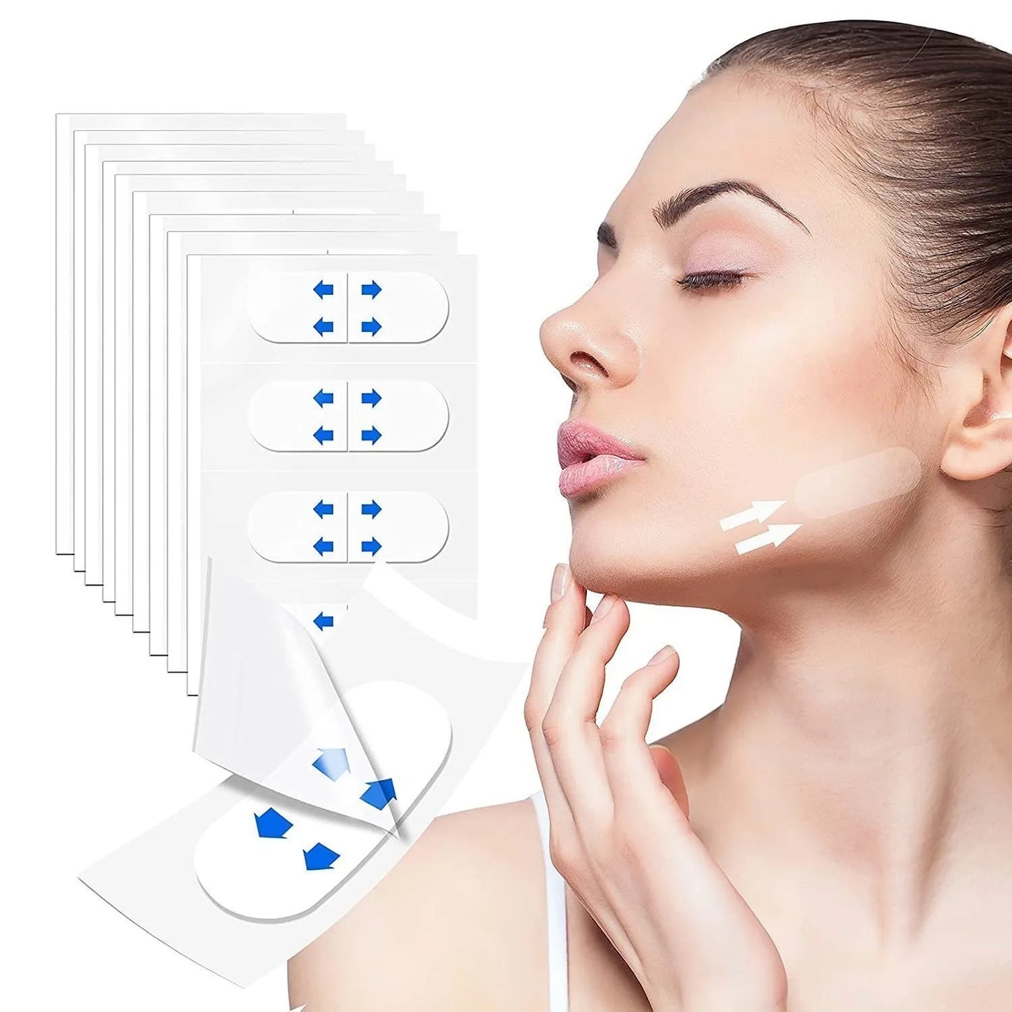 🔥Buy 1 Get 1 Free🔥 Invisible Face Lifter Tape✨Has a delicate V face