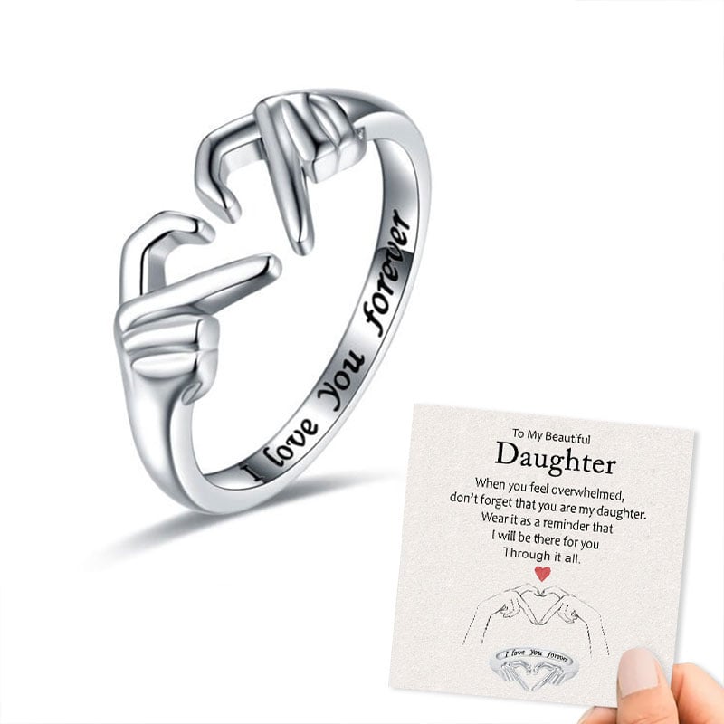 💗Pay 1 Get 3(3packs) To My Beautiful Daughter – I Love You Forever Ring