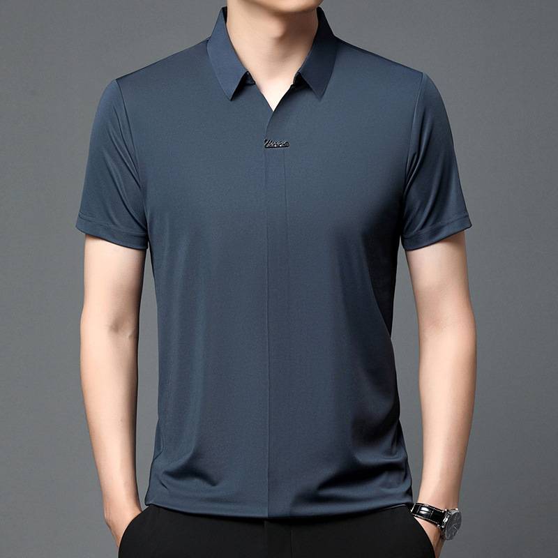 👔Hot Sale🔥Men's Casual Summer Lapel Breathable Anti-Wrinkle T-Shirt