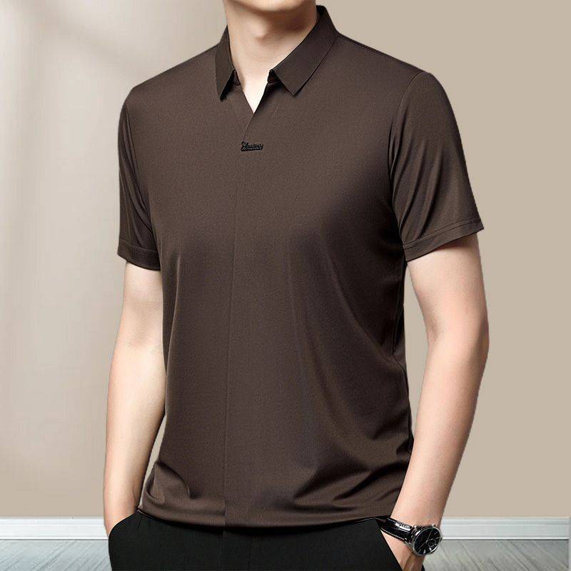 👔Hot Sale🔥Men's Casual Summer Lapel Breathable Anti-Wrinkle T-Shirt