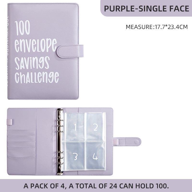 💞 Buy 2  Free Shipping ✉️100 Envelope Challenge Binder🔥Easy And fun Way To Save Almost $5050