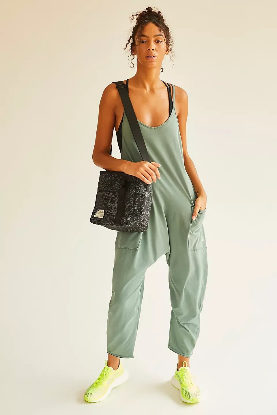 Womens Casual Wide Leg Jumpsuit