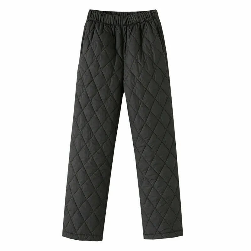 Women Winter Windproof Warm Down Cotton Pants