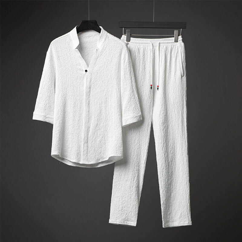 Men's 2 Piece Linen Summer Set