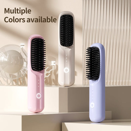 🔥Christmas Sale 49% OFF🎄USB Cordless Negative Ion Hair Straightening Comb🎄Buy 2 Free Shipping