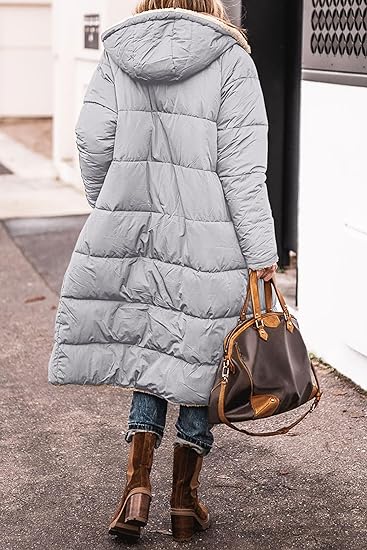 🔥Winter Women's Long Fleece Parka - Reversible Thermal Warm Windproof