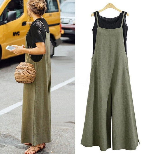 🔥BIG SALE - 50% OFF🔥 🔥Women's Sleeveless Oversized Casual Jumpsuit