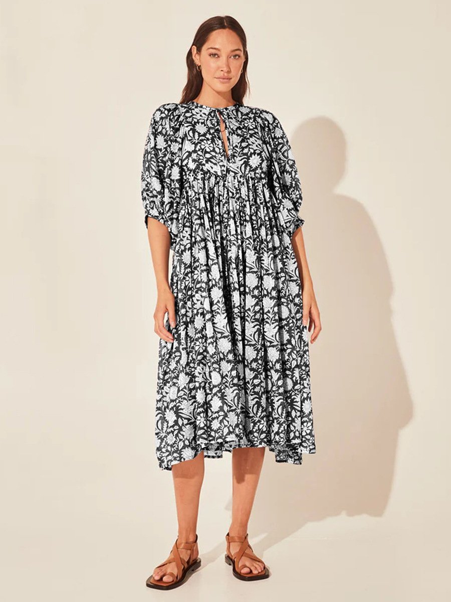 Women Oversized Floral Dresses