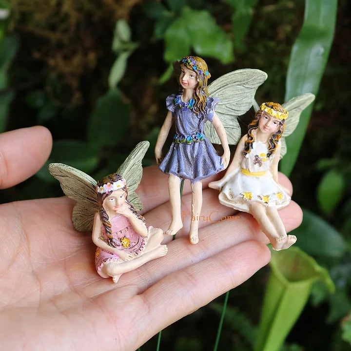 Resin Mini Fairy Garden Ornament Accessories (A Set Of 6)