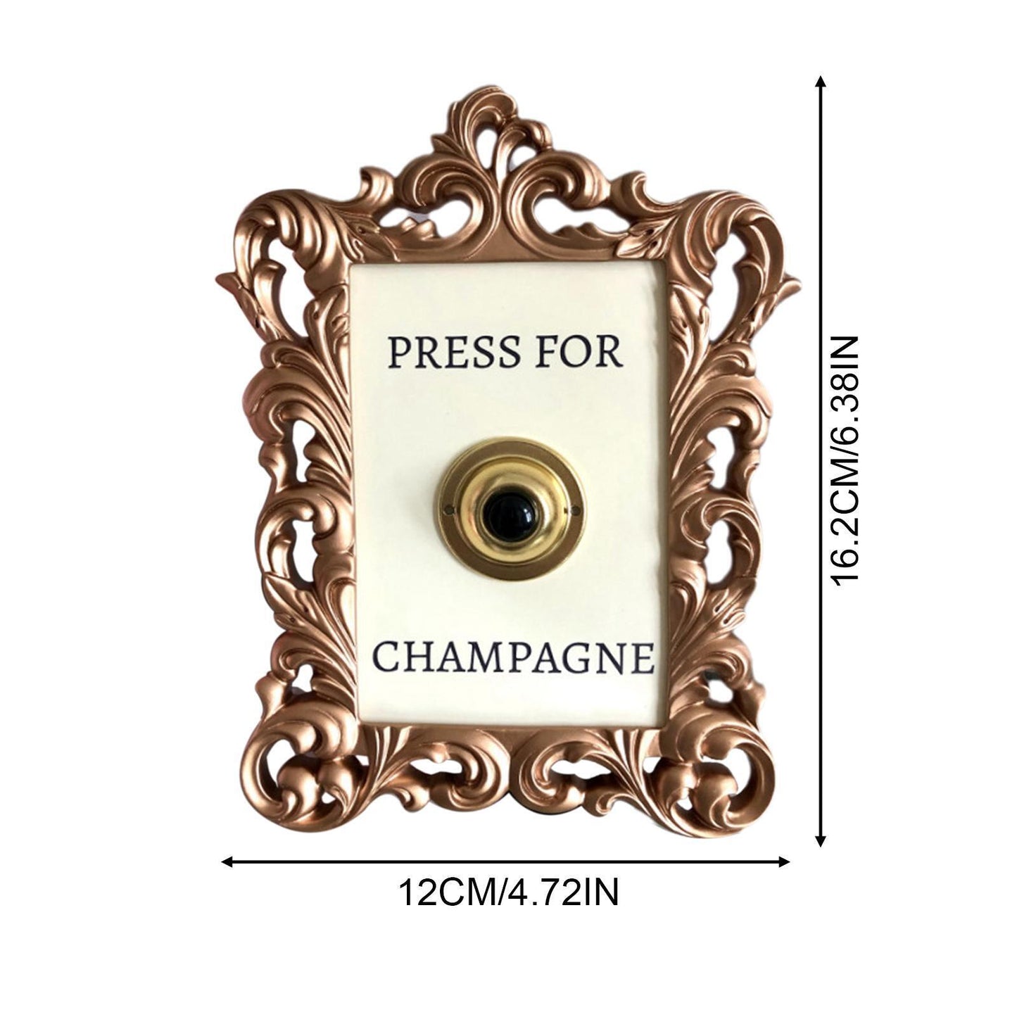 Press For Champagne handmade bell sign decor