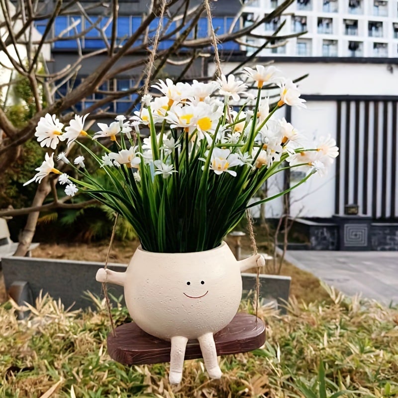 BUY 2 GET 10% OFF🔥Swing Face Planter Pot