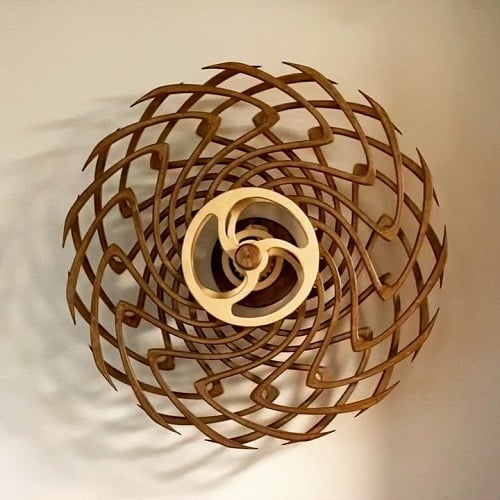 ❃🍂Kinetic Wooden Sculpture