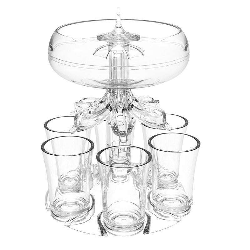 6 Shot Glass Dispenser and Holder