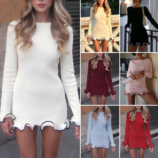 Women's Ruffle Tight Dresses