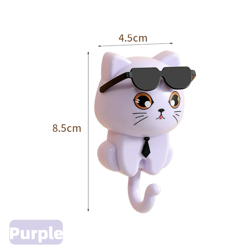 Sunglasses Cat Key Hook (4PCS)