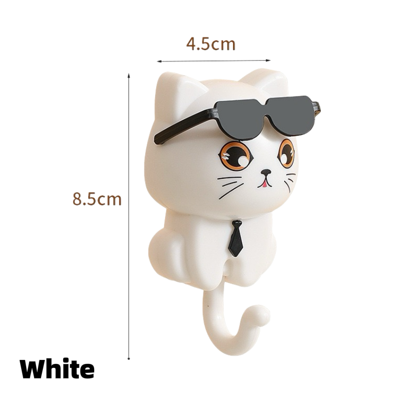 Sunglasses Cat Key Hook (4PCS)