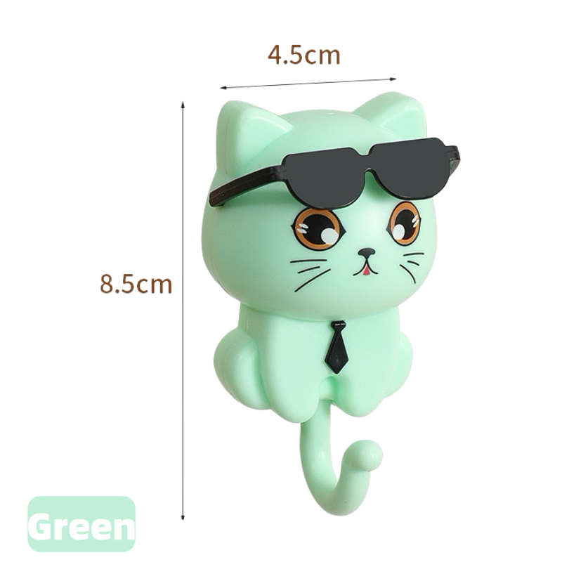 Sunglasses Cat Key Hook (4PCS)