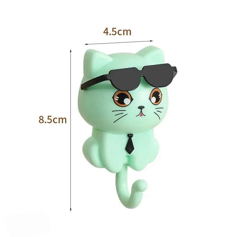 Sunglasses Cat Key Hook (4PCS)