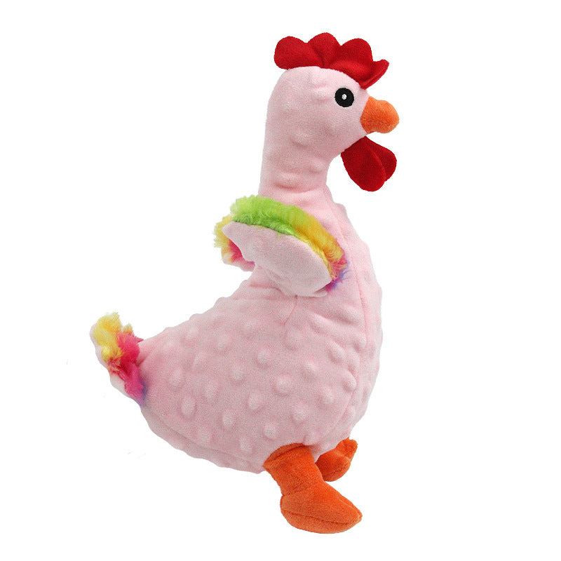 Desperate screaming chicken will sing electric plush gift