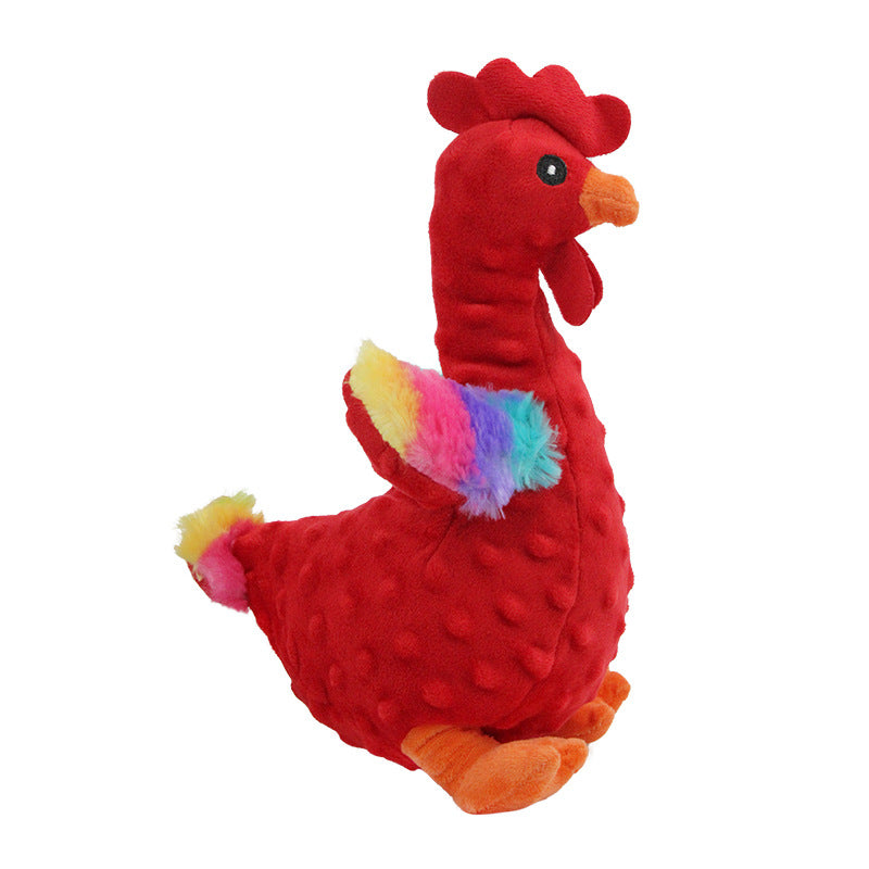 Desperate screaming chicken will sing electric plush gift