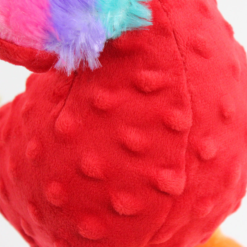 Desperate screaming chicken will sing electric plush gift