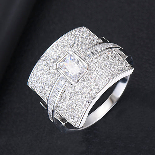 Monaco Design Luxury Statement Stackable Ring For Women