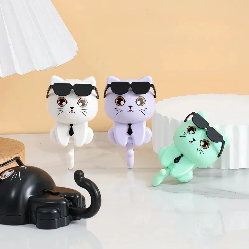 Sunglasses Cat Key Hook (4PCS)