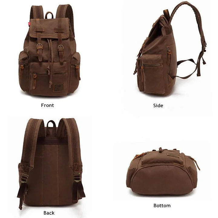 Men's Vintage Canvas Bag Backpack