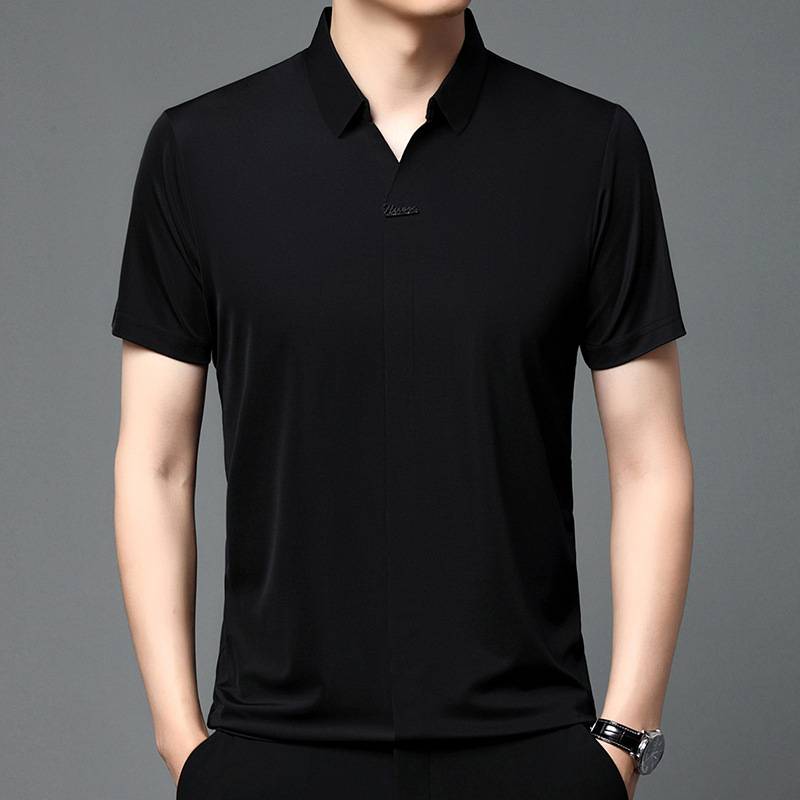 👔Hot Sale🔥Men's Casual Summer Lapel Breathable Anti-Wrinkle T-Shirt