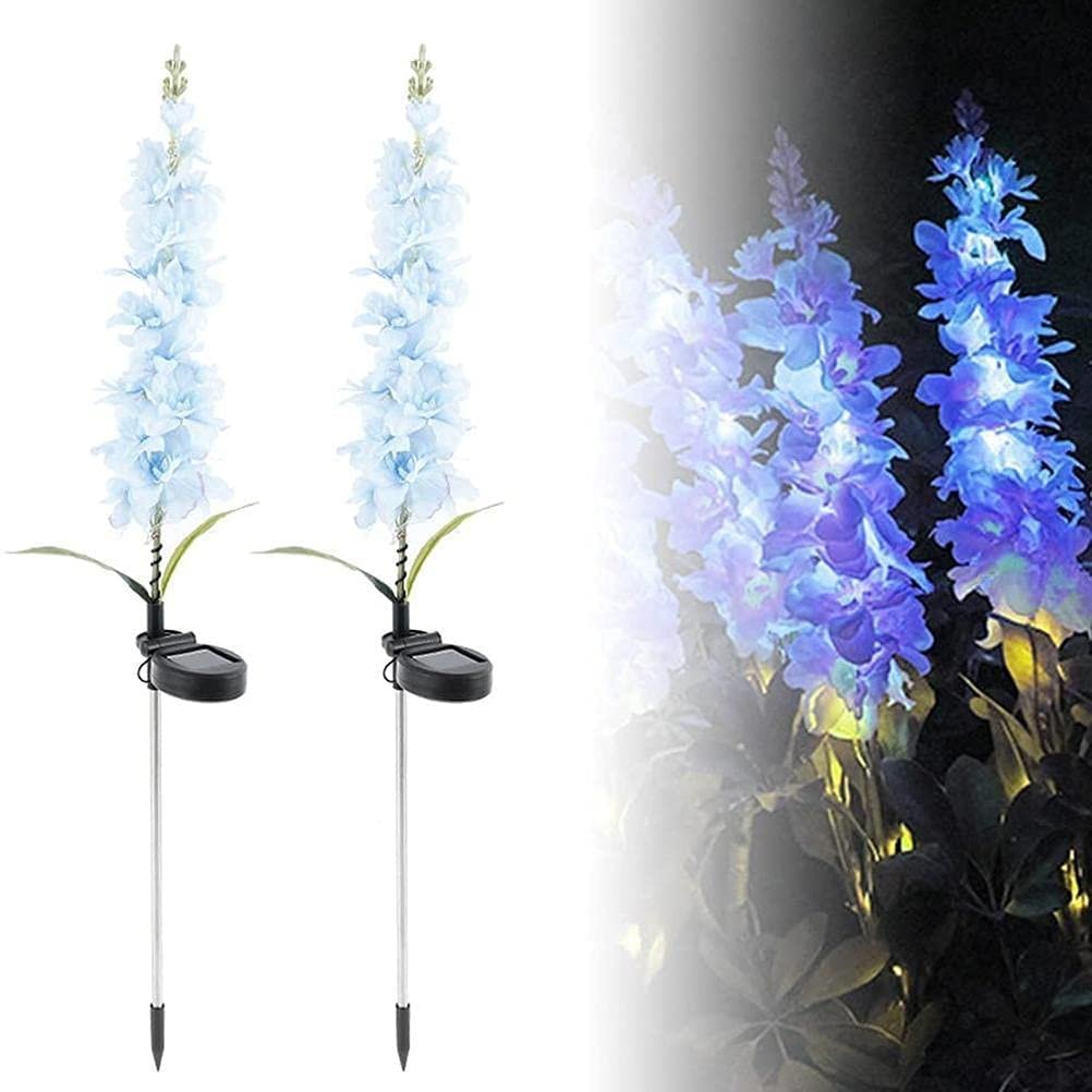 Outdoor Solar Violet Flower Lights