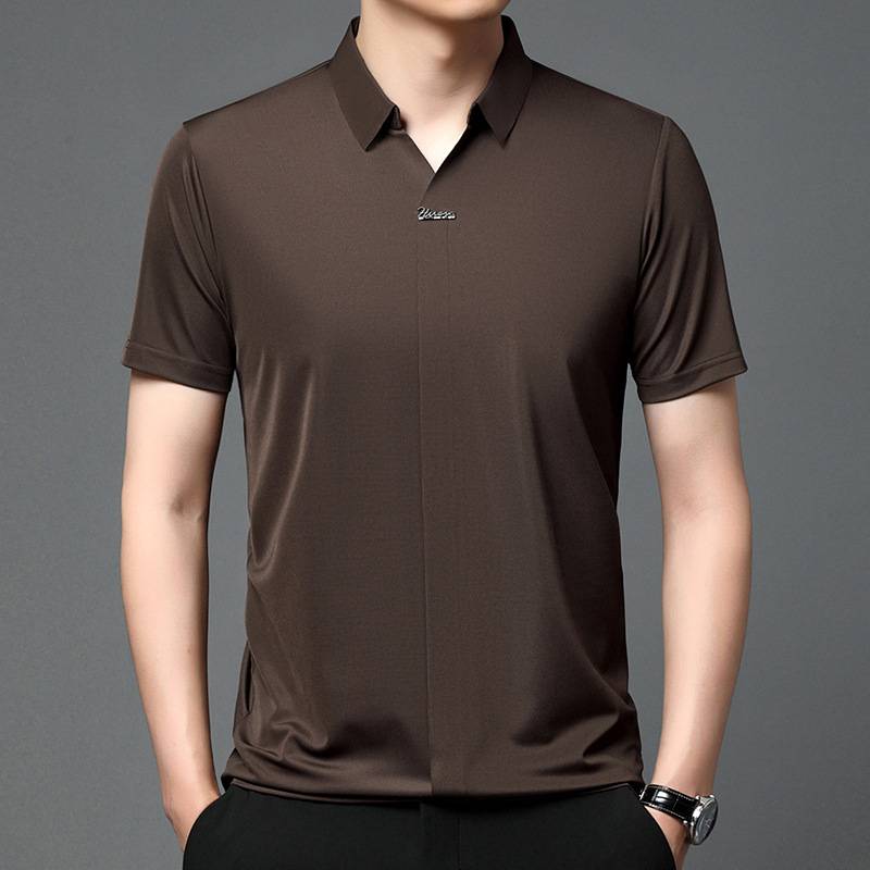 👔Hot Sale🔥Men's Casual Summer Lapel Breathable Anti-Wrinkle T-Shirt