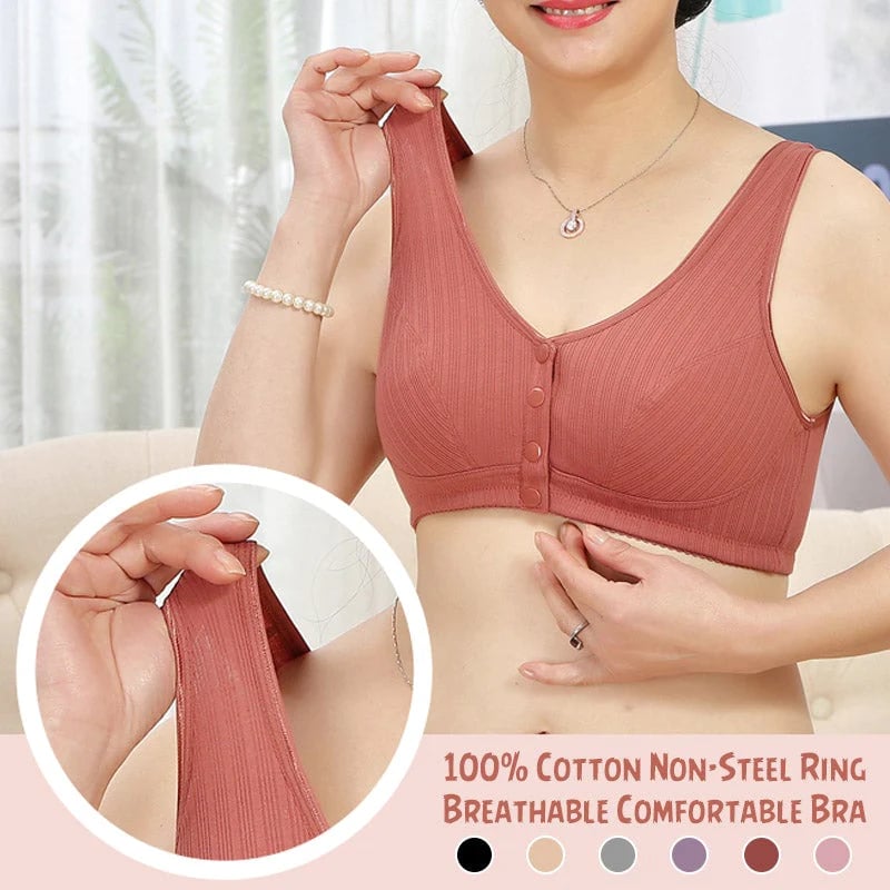 Cotton Non-Stiffening Breathable Comfortable Bra 🔥Buy 2 Get 10% Off🔥