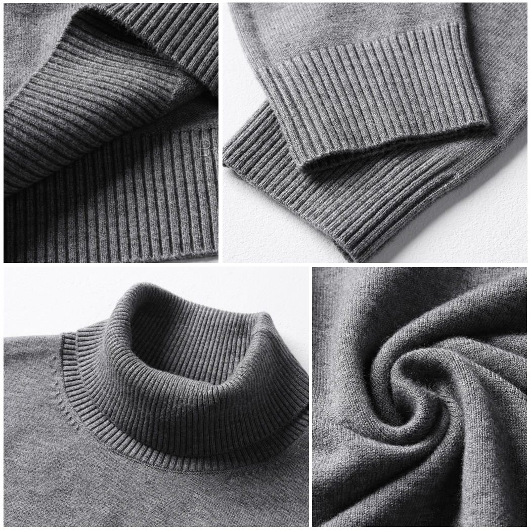 HEARTH 100% MERINO ACE WOOL TURTLENECK