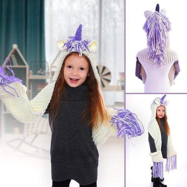 (🔥HOT SALE NOW 49% OFF) - Lovely Kids Unicorn Hat Scarf