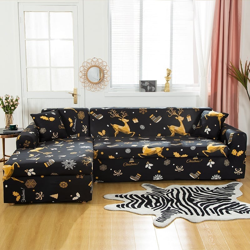 🎅Buy 2 Free Shipping🎅 Christmas-Full-wrapped Universal Stretch Sofa Cover