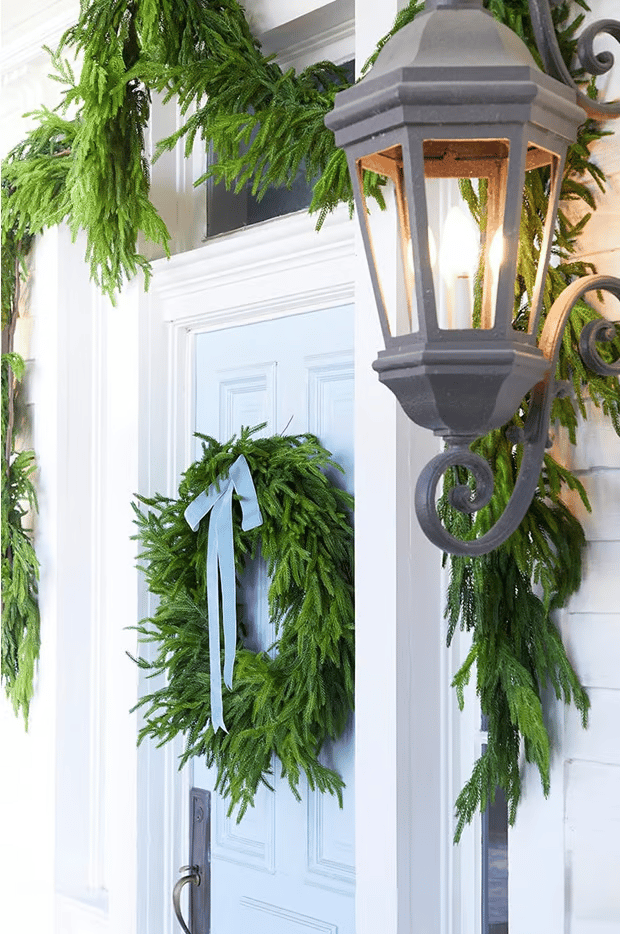 Christmas Sale 50% OFF!✨Realistic Touch Christmas Greenery - Norfolk Pine Garland🌲